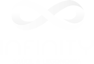 Logomarca da Infinite branca